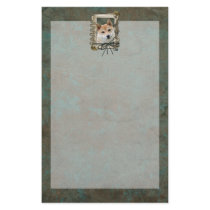 Fathers Day - Stone Paws - Shiba Inu Stationery Design
