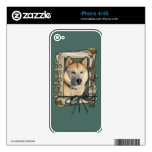 Fathers Day - Stone Paws - Siberian Husky - Copper Decal For iPhone 4S