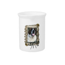 Fathers Day - Stone Paws - St Bernard - Mae Pitchers