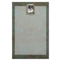 Fathers Day - Stone Paws - St Bernard - Mae Stationery Paper