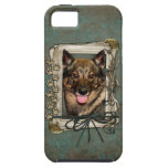 Fathers Day - Stone Paws - Vallhund iPhone 5 Cases