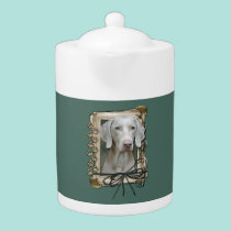 Fathers Day - Stone Paws - Weimaraner teapots