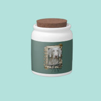 Fathers Day - Stone Paws - Weimaraner candy jars