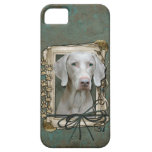 Fathers Day - Stone Paws - Weimaraner iPhone 5 Cover