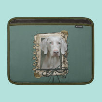 Fathers Day - Stone Paws - Weimaraner ipad sleeves
