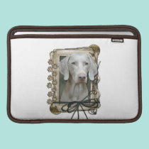 Fathers Day - Stone Paws - Weimaraner ipad sleeves
