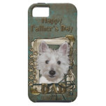 Fathers Day - Stone Paws - West Highland Terrier iPhone 5 Cover