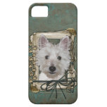 Fathers Day - Stone Paws - West Highland Terrier iPhone 5 Cover