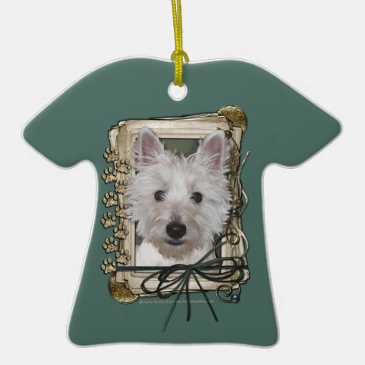 Fathers Day - Stone Paws - West Highland Terrier Christmas Ornament