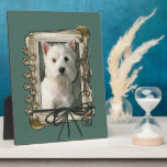 Fathers Day - Stone Paws - Westie Display Plaque