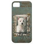 Fathers Day - Stone Paws - Westie iPhone 5 Cases