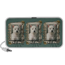 Fathers Day - Stone Paws - Westie iPhone Speakers