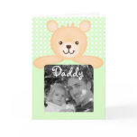 Father's Day Teddy Bear Photo Card