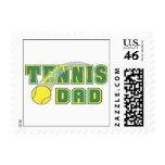 Father's Day Tennis Dad Postage Stamps