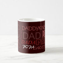 FATHERS DAY TEXT MUG