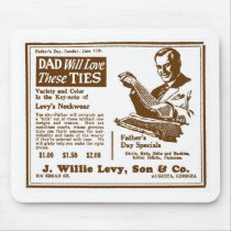 Father's Day Tie ad June 1928 mousepads by Jakestuff Father's Day Tie ad June 1928 mousepads