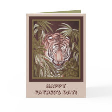 Father's Day Tiger card