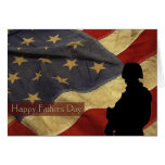 Father's Day Vintage Military Card