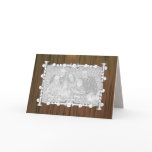 Father's Day - Wood and Nails (photo frame) Greeting Card