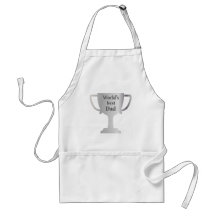Fathers Day Worlds Best Dad Cup Apron