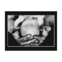 Father's Safe Protecting Hands postcards