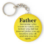 Father's Support Key Chain