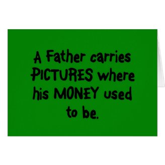 Father's Wallet Greeting Card