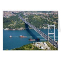 Fatih Sultan Mehmet Bridge over the Bosphorus, Card