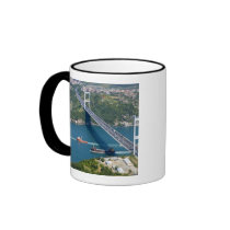 Fatih Sultan Mehmet Bridge over the Bosphorus, Coffee Mug