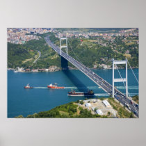 Fatih Sultan Mehmet Bridge over the Bosphorus,