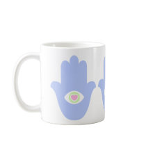 Fatima Eye Heart Hamsa Coffee Mug