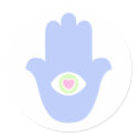 Fatima Eye Heart Hamsa stickers by JaZilla Fatima Eye Heart Hamsa stickers