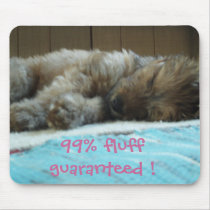 fattie puppy, 99% fluf... mousepads
