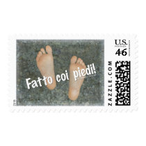 Fatto coi piedi! postage