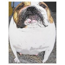 fatty bulldog letterhead design