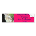 Fatty Democat Ticket bumper stickers by Robinamybass Fatty Democat Ticket bumper stickers