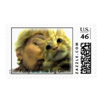 Fatty M-Cat Bass and The Big Girl, Fatty and Th... Stamp