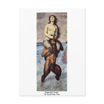 Faun And Nymph By Stuck Franz Von Post Card