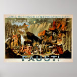 Faust 1887 - Theater Poster posters