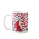 faustine's mushroom girl mug by faustine faustine's mushroom girl mug