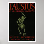 Faustus By Marlowe 1936 WPA Print