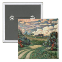 Fauve Landscape Pin