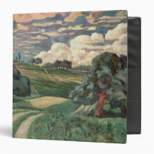 Fauve Landscape Vinyl Binder