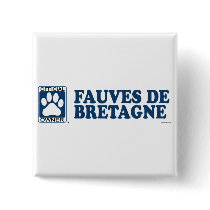 Fauves De Bretagne Blue buttons by GenuineDogOwner Fauves De Bretagne Blue buttons