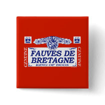 Fauves De Bretagne buttons by dogbreedz Fauves De Bretagne buttons