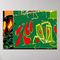 Fauvism: Abstract Curtains Matisse Style posters
