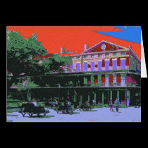 Fauvism: New Orleans Pontalba Building cards