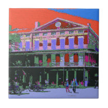 Fauvism: New Orleans Pontalba Building tiles