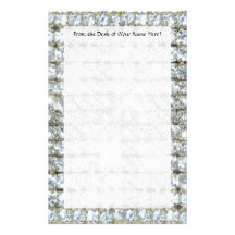 Faux Bling Custom Stationery