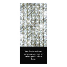 Faux Bling Rack Card Design